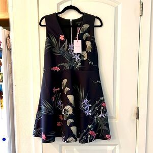 TED BAKER Spring Sleeveless Floral Dress